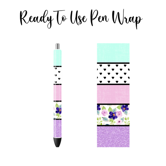 Pastel Layers Pen Wrap