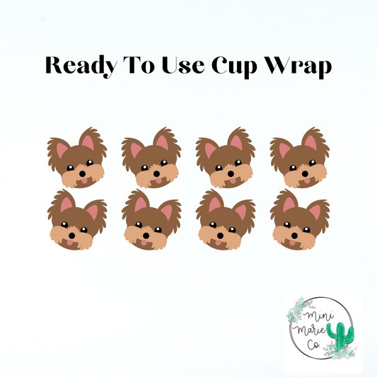 Yorkie 16oz Libbey Glass Wrap